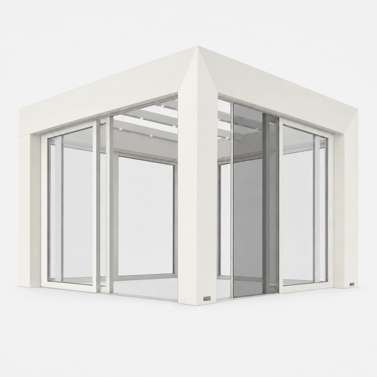 Giardino d’inverno Qubo Sharp colore White 9010