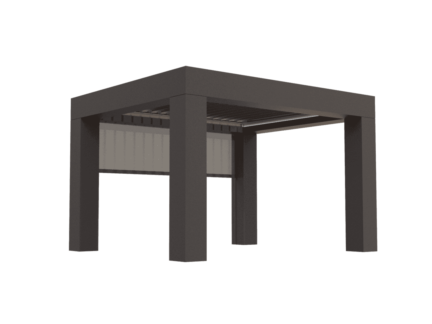 Pergola Q-Style nella configurazione Line
